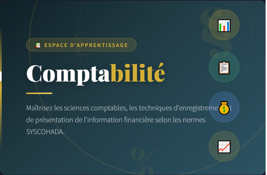 Maitrisez les sciences comptables, les techniques d'enregistrements et de présentation de l'information financière